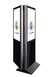 TTI10 - Digital Signage Stele Touch doppelseitig